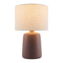 Modern European furniture - Beige Linen Ceramic Table Lamp L - www.oroatrade.com