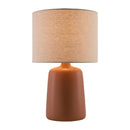 Modern European furniture - Beige Linen Ceramic Table Lamp L - www.oroatrade.com