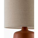 Modern European furniture - Beige Linen Ceramic Table Lamp L - www.oroatrade.com