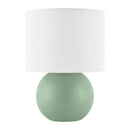 Modern European furniture - Round Glazed Ceramic Table Lamp - www.oroatrade.com