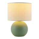Modern European furniture - Round Glazed Ceramic Table Lamp - www.oroatrade.com