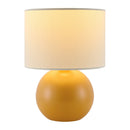 Modern European furniture - Round Glazed Ceramic Table Lamp - www.oroatrade.com