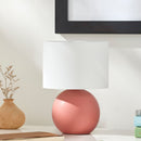 Modern European furniture - Round Glazed Ceramic Table Lamp - www.oroatrade.com