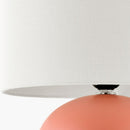 Modern European furniture - Round Glazed Ceramic Table Lamp - www.oroatrade.com