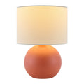 Modern European furniture - Round Glazed Ceramic Table Lamp - www.oroatrade.com
