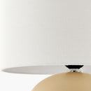 Modern European furniture - Round Glazed Ceramic Table Lamp - www.oroatrade.com