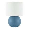 Modern European furniture - Round Glazed Ceramic Table Lamp - www.oroatrade.com