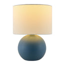Modern European furniture - Round Glazed Ceramic Table Lamp - www.oroatrade.com