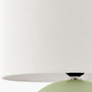 Modern European furniture - Round Glazed Ceramic Table Lamp - www.oroatrade.com