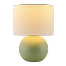 Modern European furniture - Round Glazed Ceramic Table Lamp - www.oroatrade.com