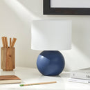 Modern European furniture - Round Glazed Ceramic Table Lamp - www.oroatrade.com