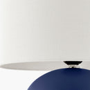 Modern European furniture - Round Glazed Ceramic Table Lamp - www.oroatrade.com