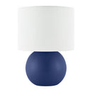 Modern European furniture - Round Glazed Ceramic Table Lamp - www.oroatrade.com
