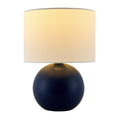 Modern European furniture - Round Glazed Ceramic Table Lamp - www.oroatrade.com