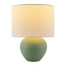 Hospitality furniture - White Linen Ceramic Table Lamp - www.oroatrade.com