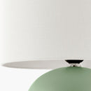 Hospitality furniture - White Linen Ceramic Table Lamp - www.oroatrade.com