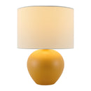 Hospitality furniture - White Linen Ceramic Table Lamp - www.oroatrade.com