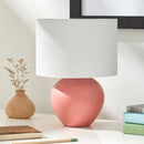Hospitality furniture - White Linen Ceramic Table Lamp - www.oroatrade.com