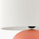 Hospitality furniture - White Linen Ceramic Table Lamp - www.oroatrade.com