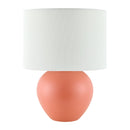 Hospitality furniture - White Linen Ceramic Table Lamp - www.oroatrade.com