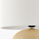 Hospitality furniture - White Linen Ceramic Table Lamp - www.oroatrade.com