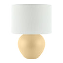 Hospitality furniture - White Linen Ceramic Table Lamp - www.oroatrade.com