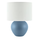 Hospitality furniture - White Linen Ceramic Table Lamp - www.oroatrade.com