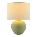 Hospitality furniture - White Linen Ceramic Table Lamp - www.oroatrade.com