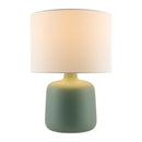 Hospitality furniture - White Jute Ceramic Table Lamp - www.oroatrade.com