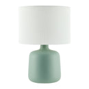 Hospitality furniture - White Jute Ceramic Table Lamp - www.oroatrade.com