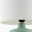 Hospitality furniture - White Jute Ceramic Table Lamp - www.oroatrade.com
