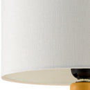 Hospitality furniture - White Jute Ceramic Table Lamp - www.oroatrade.com