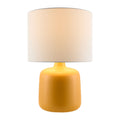 Hospitality furniture - White Jute Ceramic Table Lamp - www.oroatrade.com