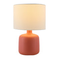 Hospitality furniture - White Jute Ceramic Table Lamp - www.oroatrade.com
