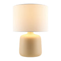 Hospitality furniture - White Jute Ceramic Table Lamp - www.oroatrade.com