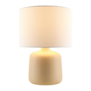 Hospitality furniture - White Jute Ceramic Table Lamp - www.oroatrade.com