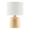 Hospitality furniture - White Jute Ceramic Table Lamp - www.oroatrade.com