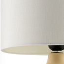 Hospitality furniture - White Jute Ceramic Table Lamp - www.oroatrade.com