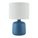 Hospitality furniture - White Jute Ceramic Table Lamp - www.oroatrade.com