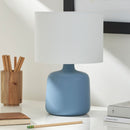 Hospitality furniture - White Jute Ceramic Table Lamp - www.oroatrade.com