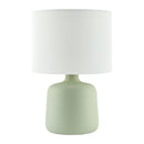 Hospitality furniture - White Jute Ceramic Table Lamp - www.oroatrade.com