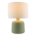 Hospitality furniture - White Jute Ceramic Table Lamp - www.oroatrade.com