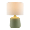 Hospitality furniture - White Jute Ceramic Table Lamp - www.oroatrade.com