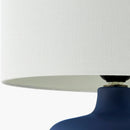 Hospitality furniture - White Jute Ceramic Table Lamp - www.oroatrade.com