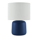 Hospitality furniture - White Jute Ceramic Table Lamp - www.oroatrade.com
