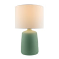 Modern European furniture - Ceramic White Linen Table Lamp - www.oroatrade.com
