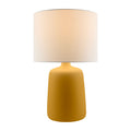 Modern European furniture - Ceramic White Linen Table Lamp - www.oroatrade.com