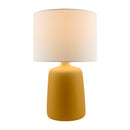 Modern European furniture - Ceramic White Linen Table Lamp - www.oroatrade.com