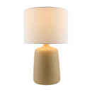Modern European furniture - Ceramic White Linen Table Lamp - www.oroatrade.com