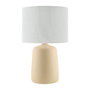 Modern European furniture - Ceramic White Linen Table Lamp - www.oroatrade.com
